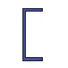 Швеллер одиночный