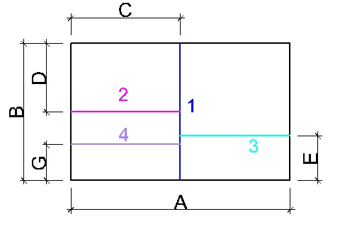 Стены 1,2,3,4