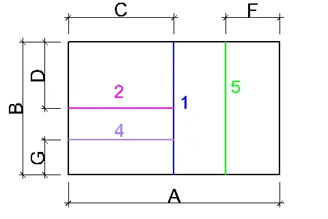 Стены 1,2,4,5