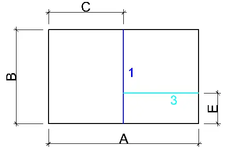 Стены 1,3