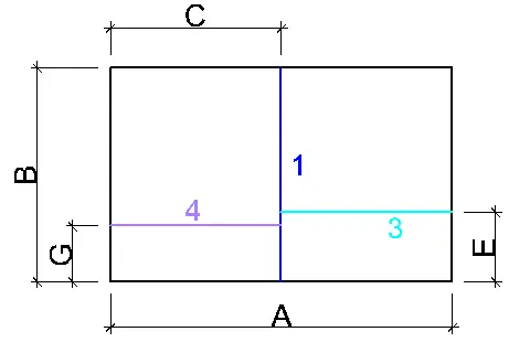 Стены 1,3,4