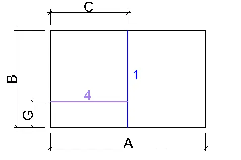 Стены 1,4